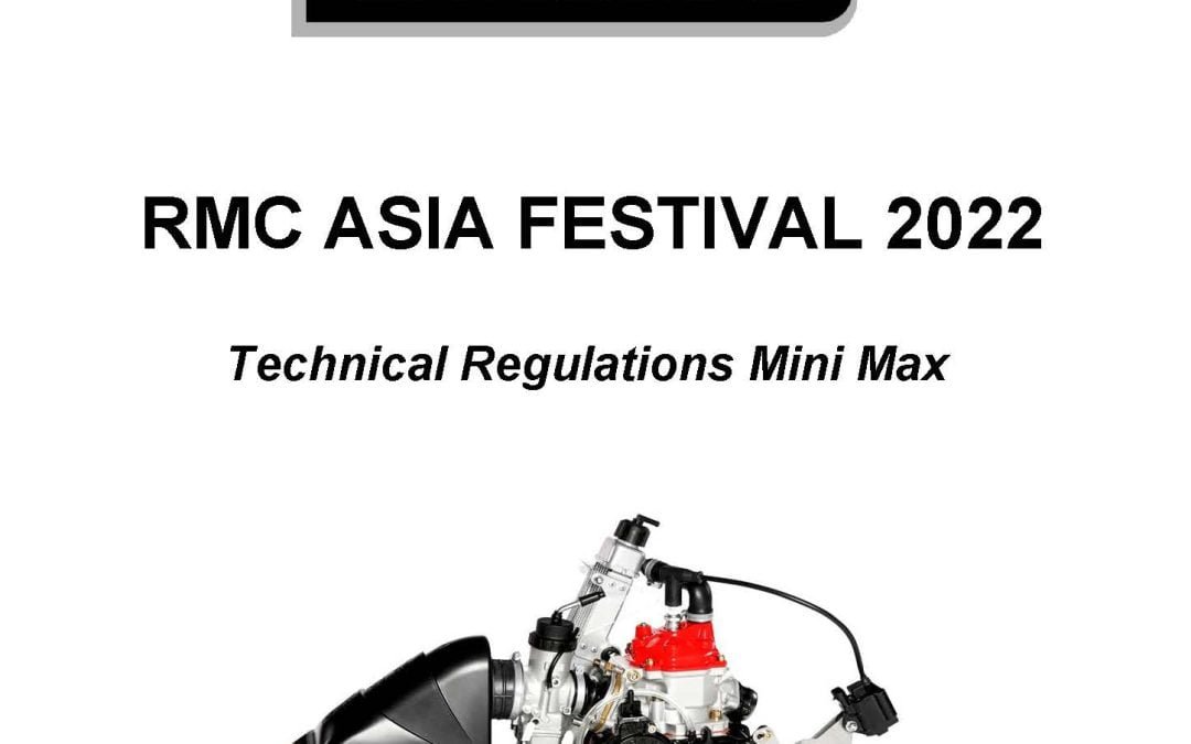 RMCAF 2022 Technical Regulations – Mini MAX