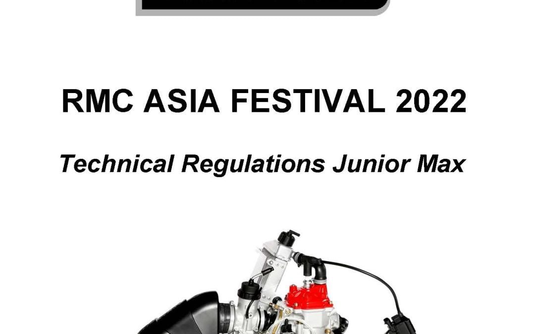 RMCAF 2022 Technical Regulations – Junior MAX